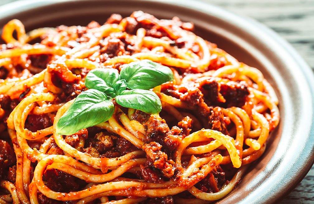 Vegan spaghetti bolognese