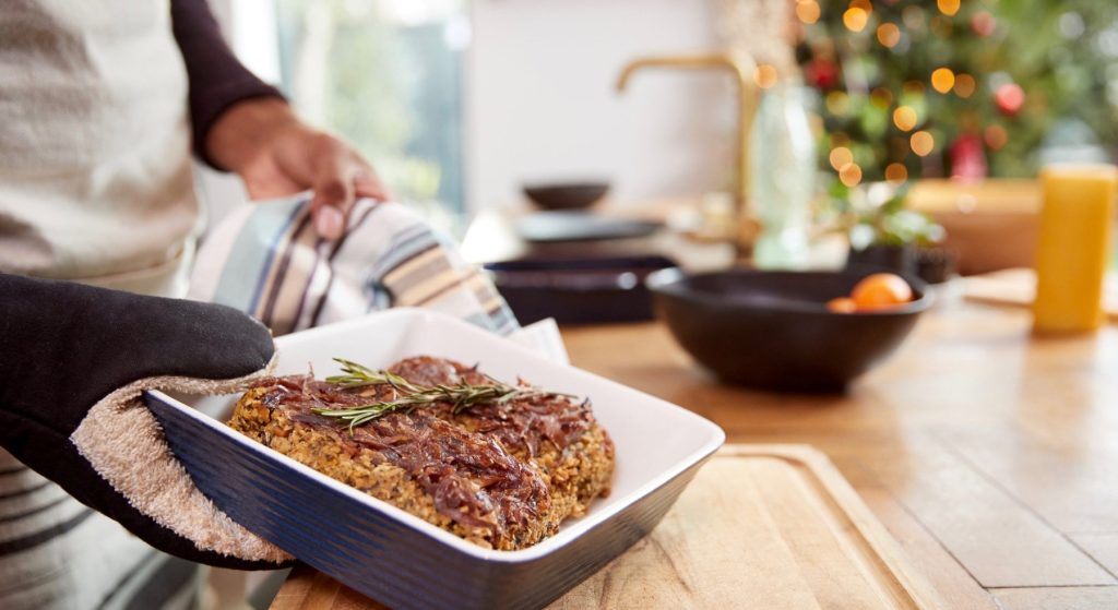 Vegetarisch kerstgebraad met witloof
