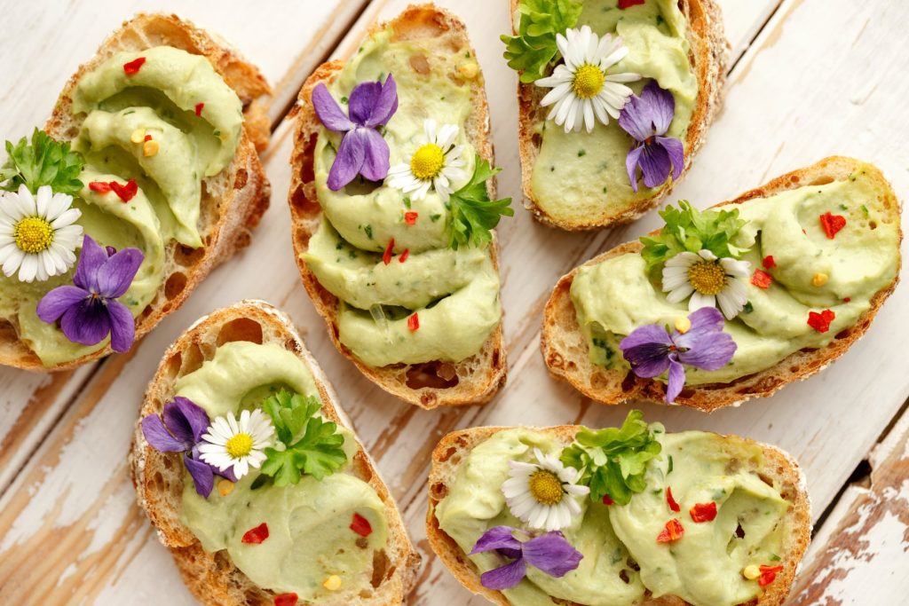 Bloemen om op te eten