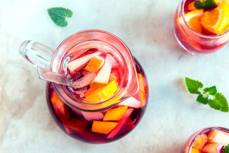 Superlekkere sangria zonder alcohol
