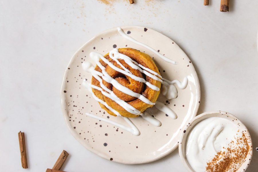 Vegan pompoenkaneelbroodjes
