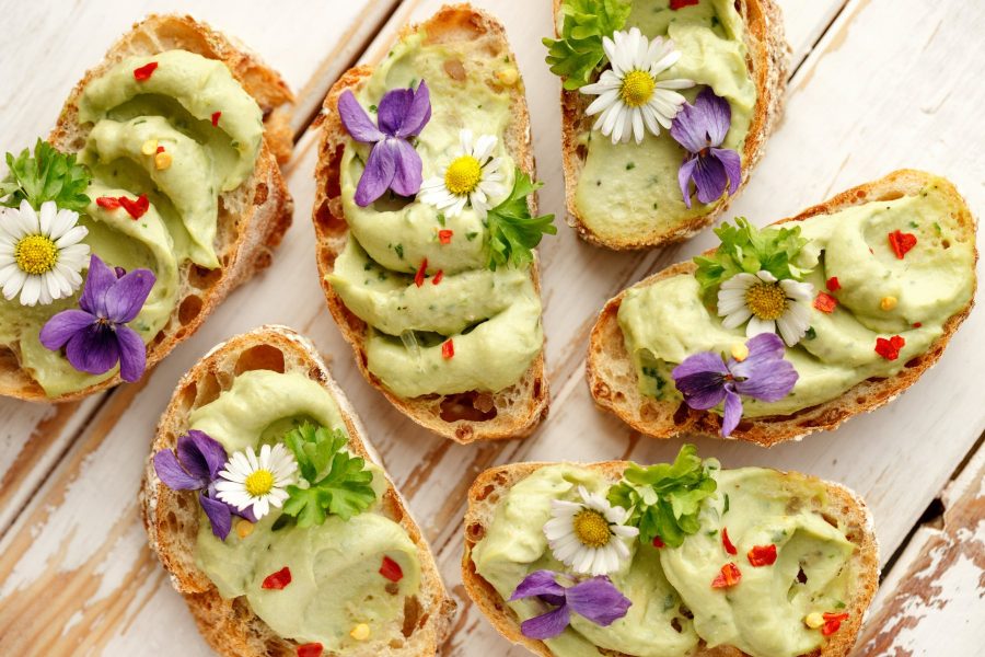 Bloemen om op te eten