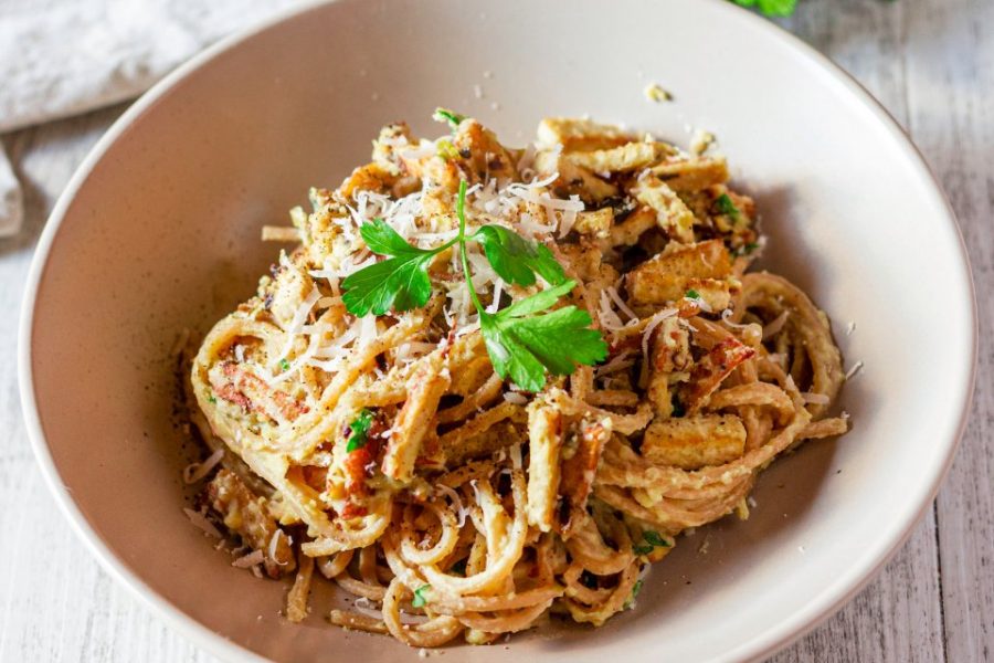 Vegan Pasta Carbonara